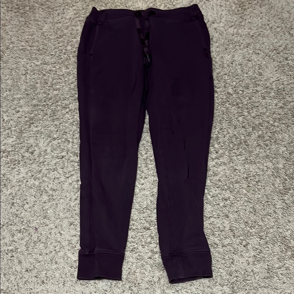 *Lululemon Dark Purple Fitted Sweatpants